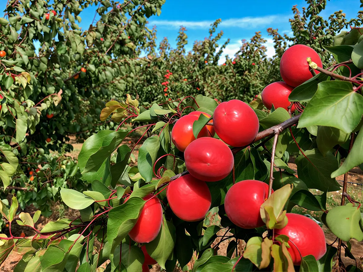 Abricots de la variété Bolero