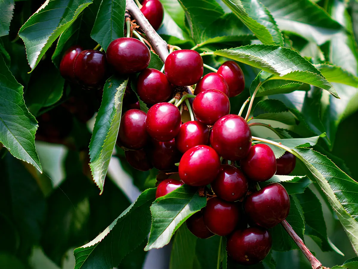 Cerises de la variété Sweet Gabriel